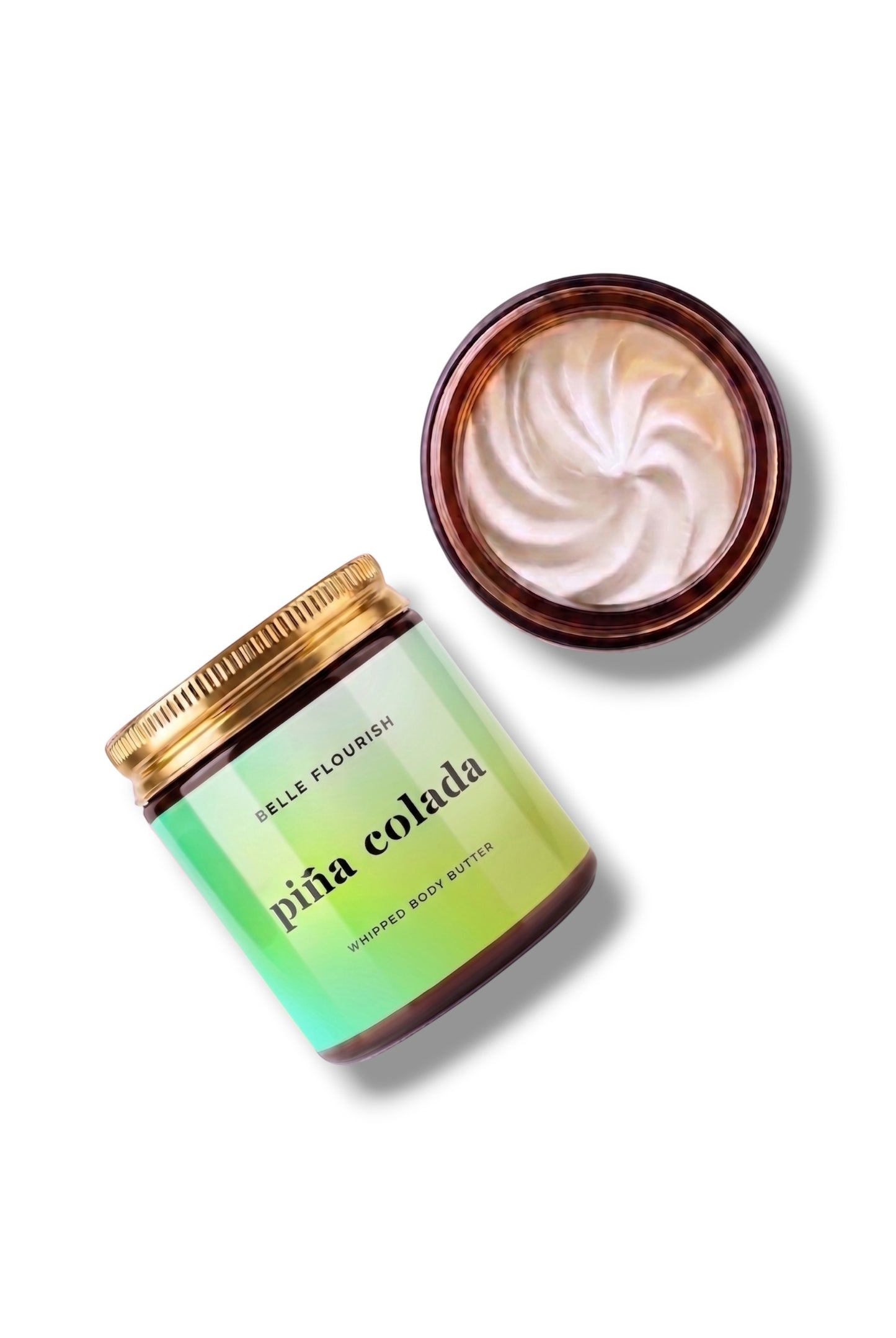 piña colada whipped body butter