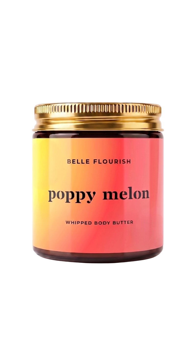 poppy melon whipped body butter