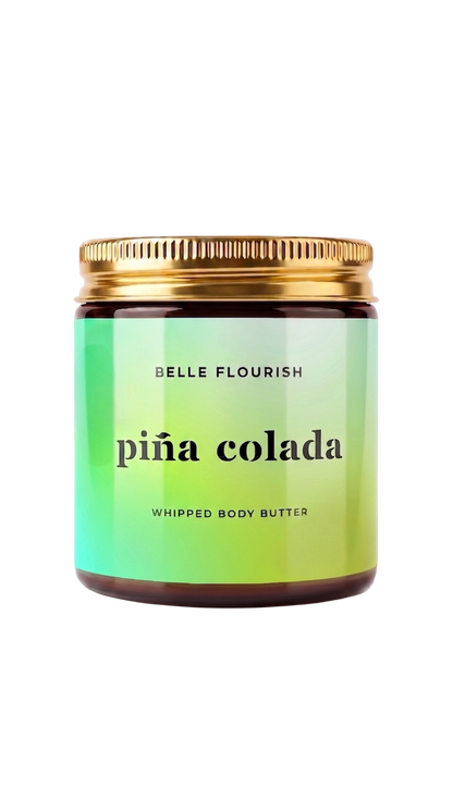 piña colada whipped body butter